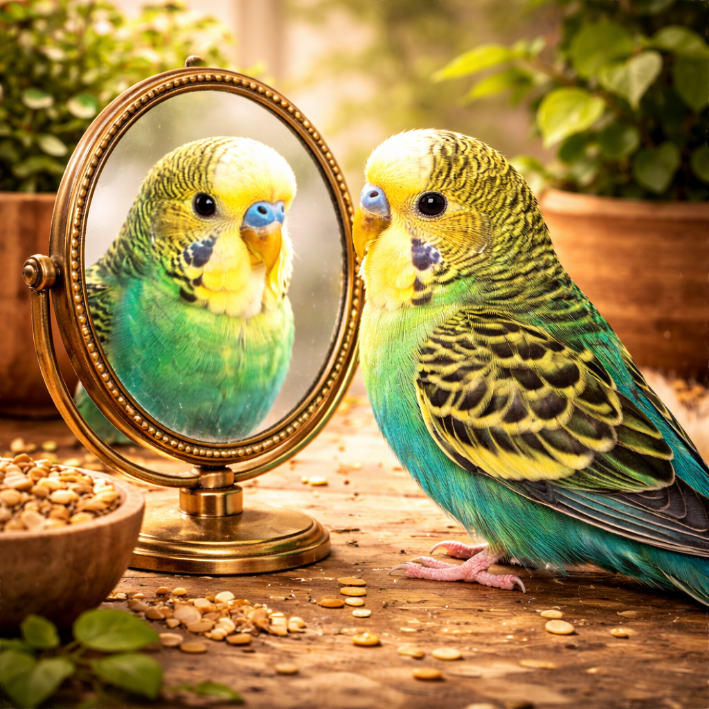 O Mito do Espelho: Por que evitar o brinquedo favorito das aves?