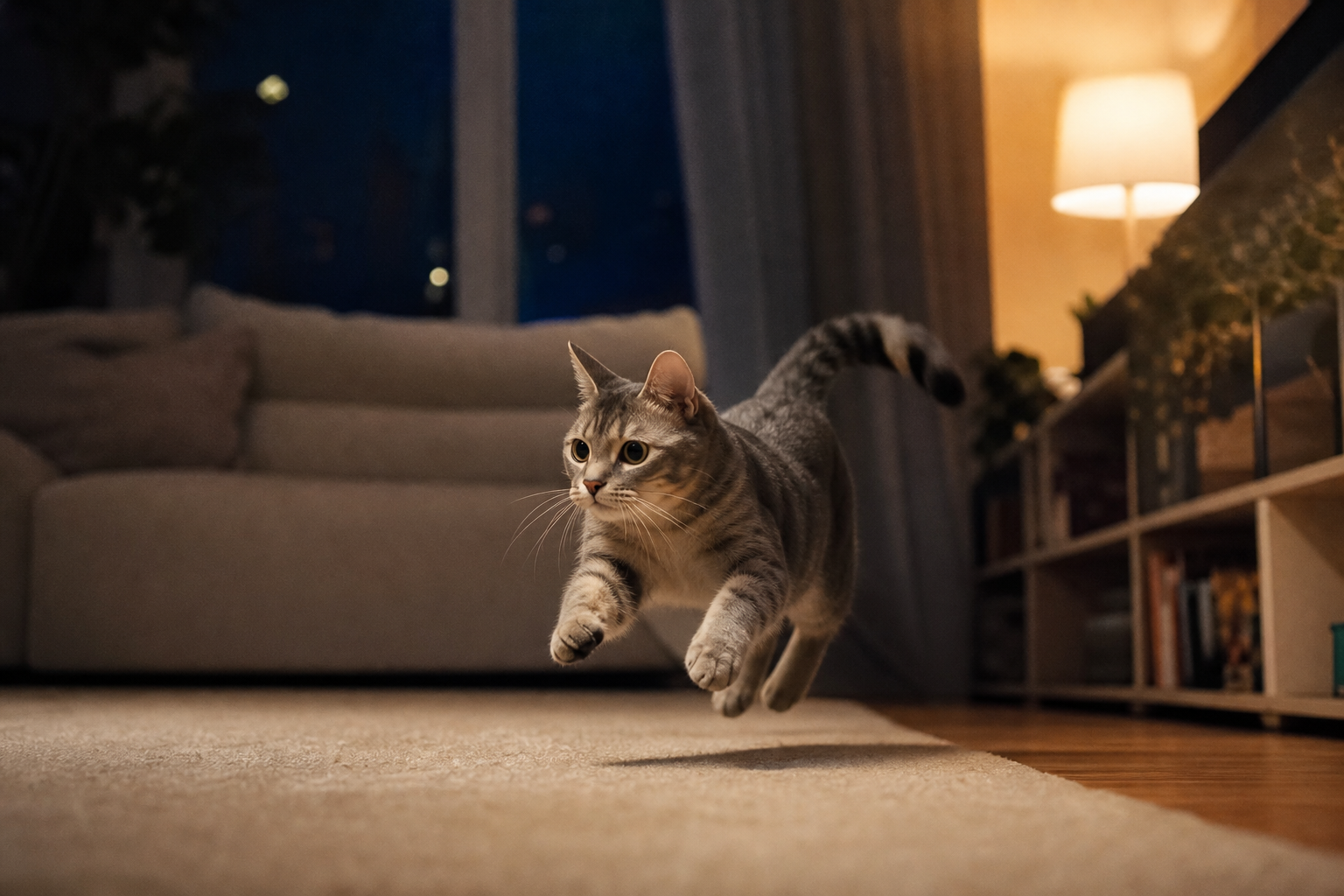 Por que o gato liga o modo turbo às 3h? O bizu da noite