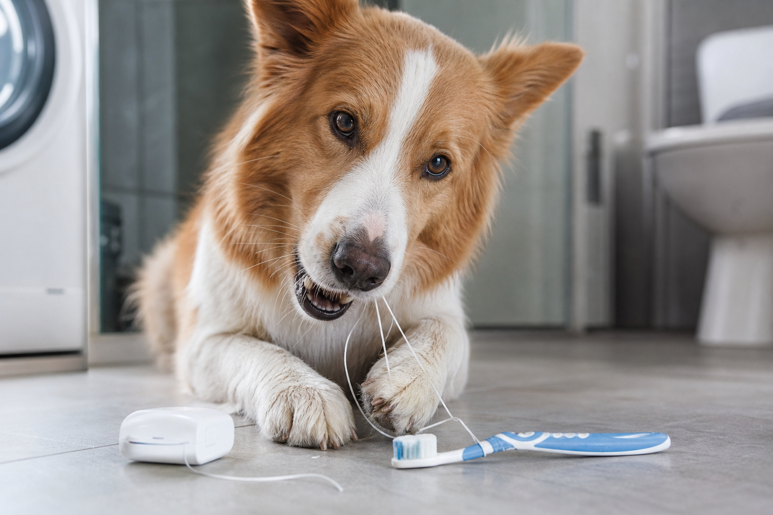 Escova e linha na boca do cão: o bizu da segurança
