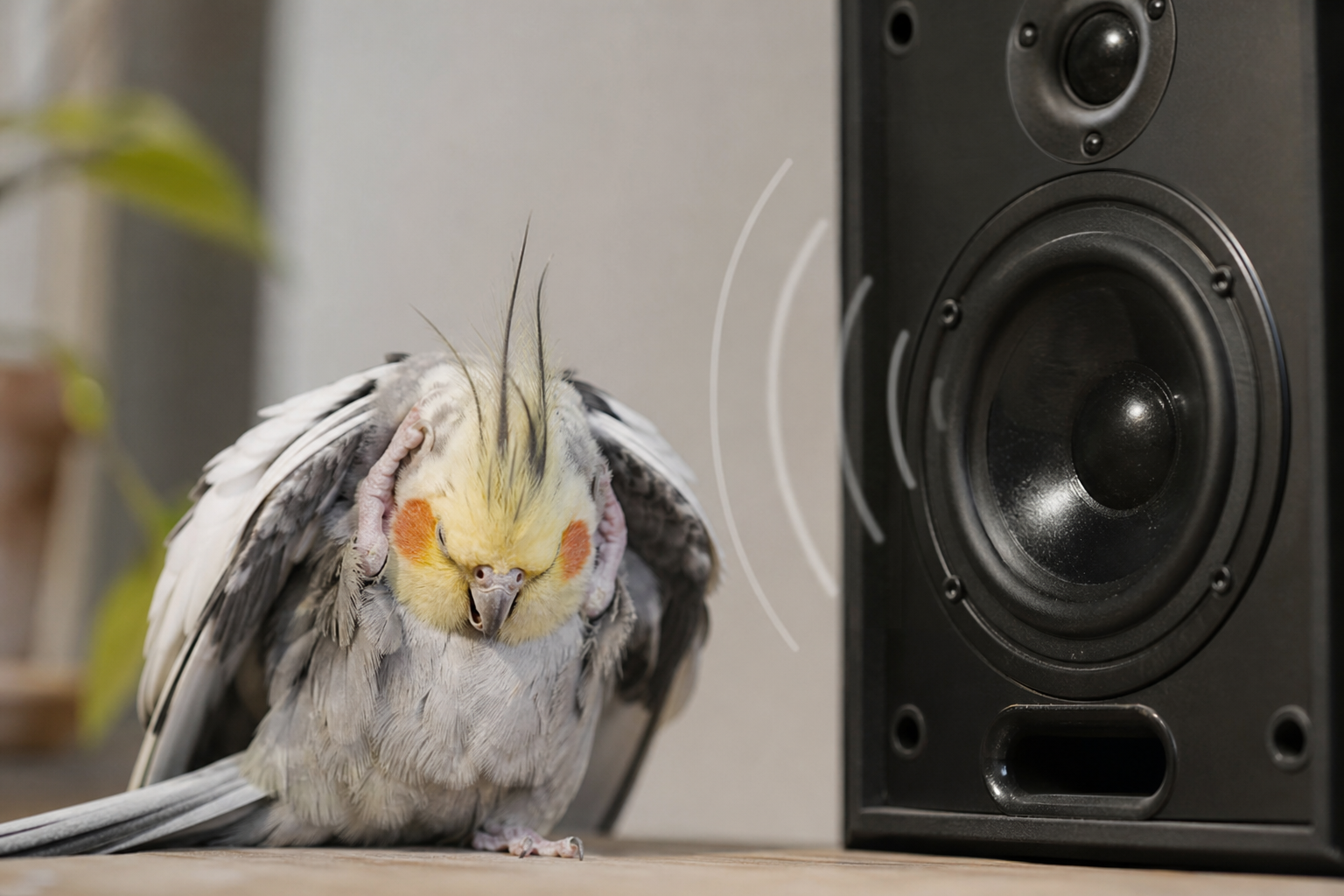 Calopsita e música alta: o bizu do volume